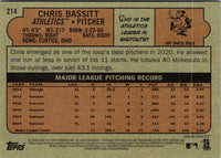 2021 Topps Heritage Red Chris Bassitt #214