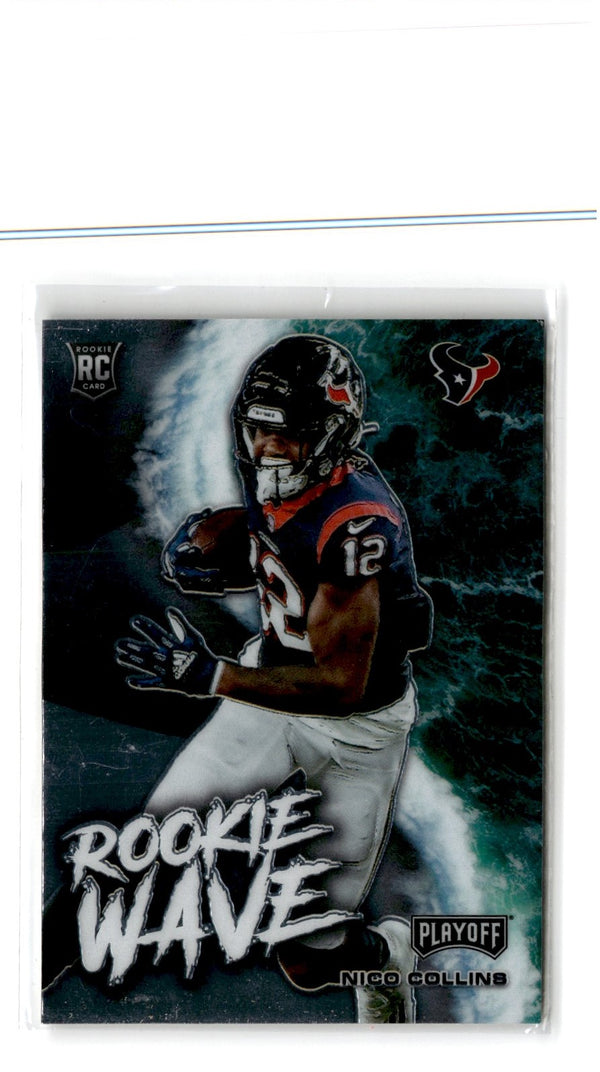 2021 Panini Playoff Rookie Wave Nico Collins #RW-NCO