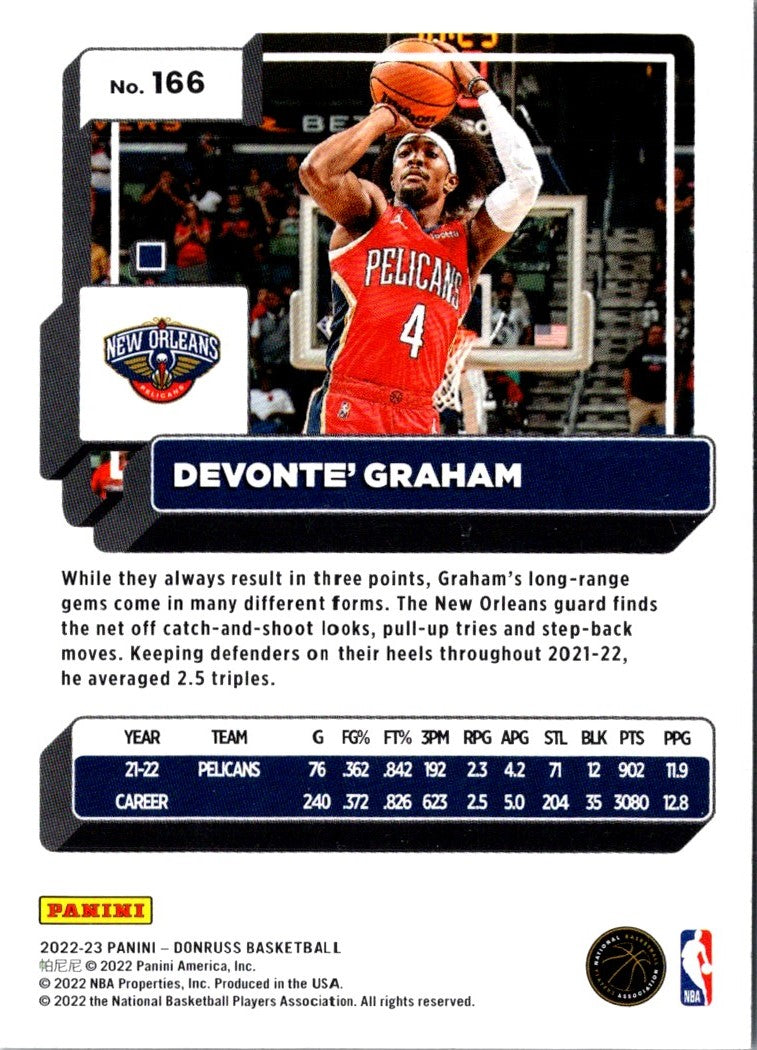 2022 Donruss Devonte' Graham