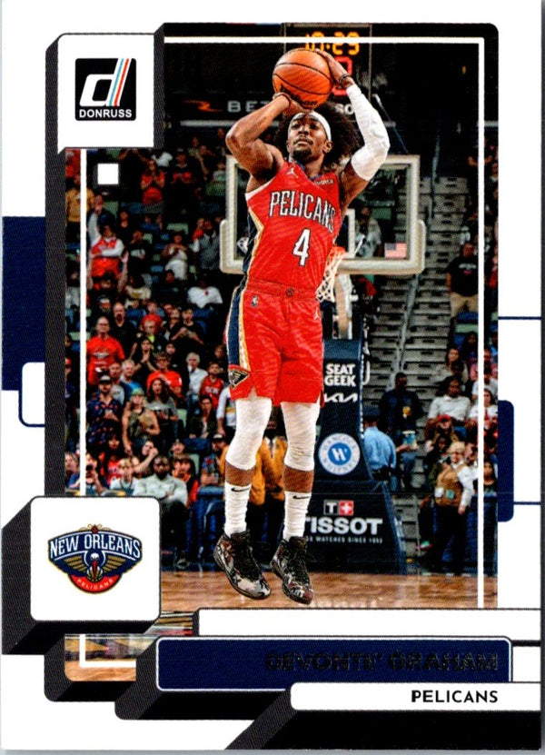 2022 Donruss Devonte' Graham #166