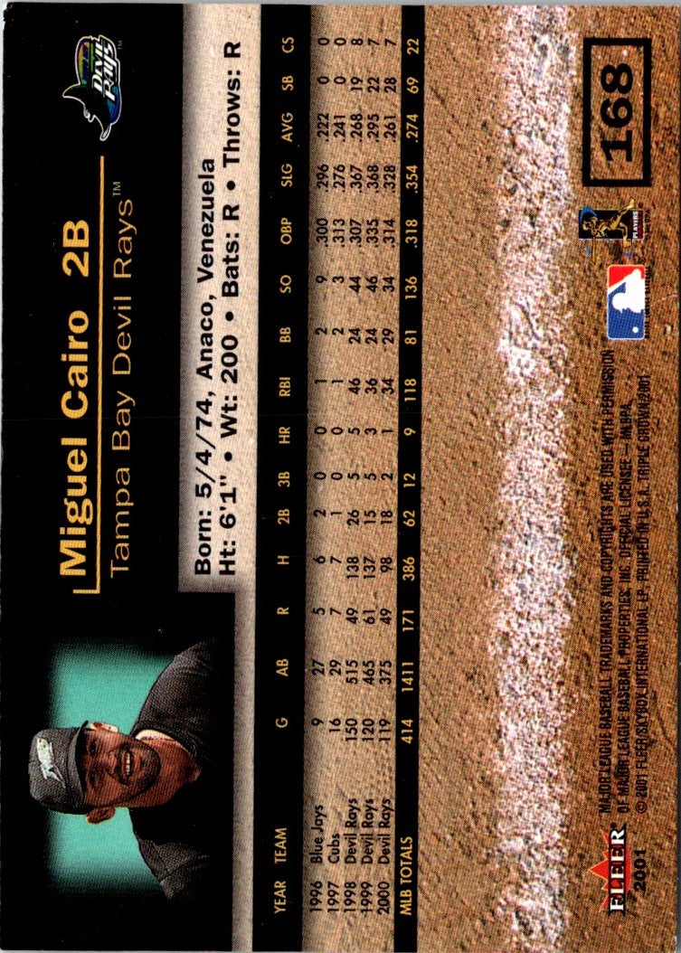 2001 Fleer Triple Crown Miguel Cairo