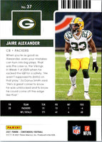 2021 Panini Contenders Jaire Alexander #37