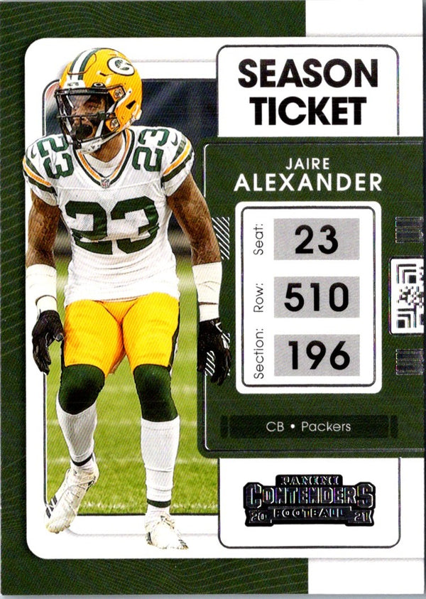 2021 Panini Contenders Jaire Alexander #37