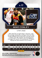2021 Panini Prizm Blue Mike Conley #117