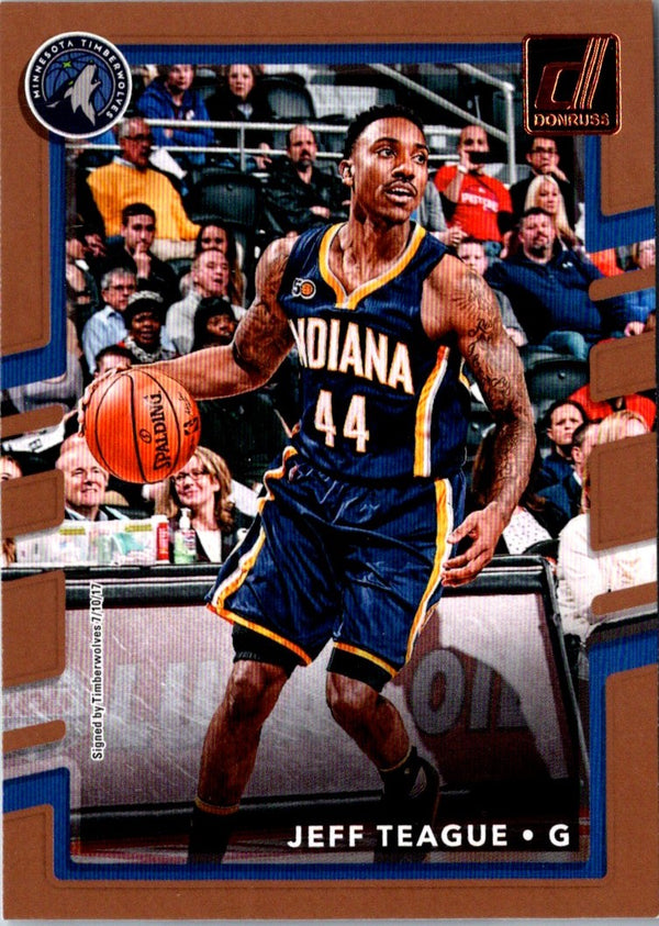 2017 Donruss Jeff Teague #90