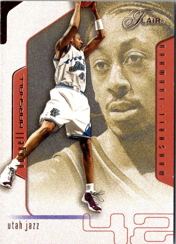 2001 Flair Donyell Marshall #43