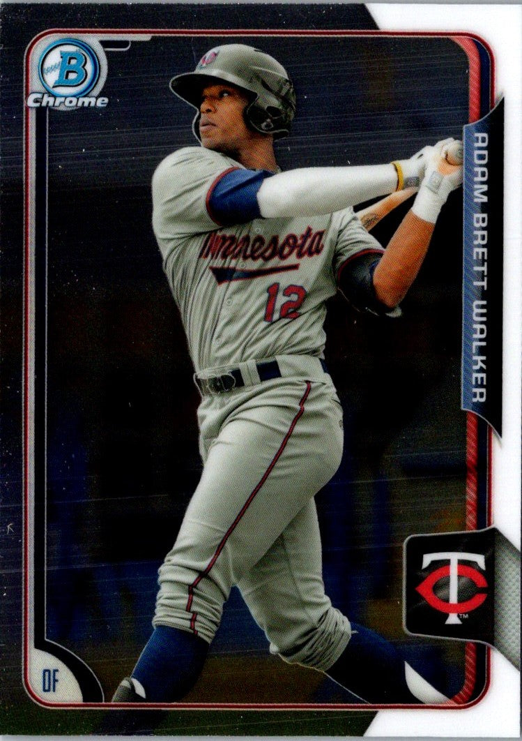 2015 Bowman Draft Picks & Prospects Chrome Adam Brett Walker