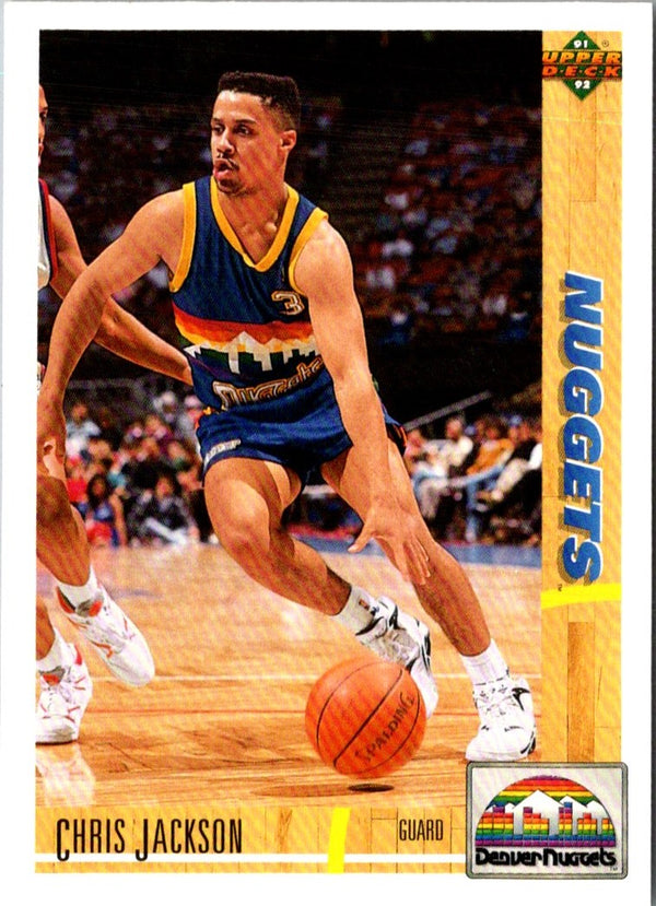 1991 Upper Deck Chris Jackson #319