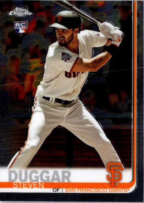 2019 Topps Chrome Steven Duggar #150 Rookie