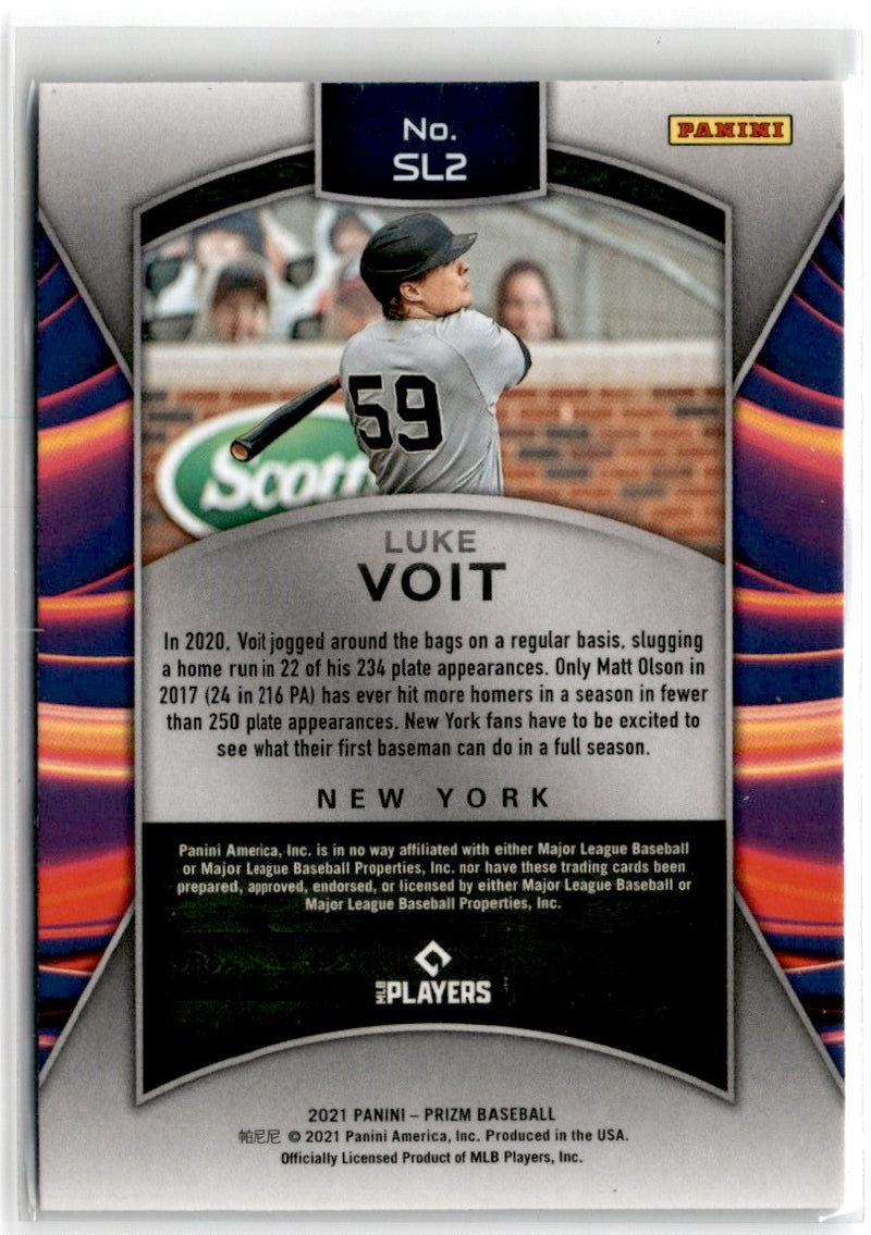 2021 Panini Prizm Sluggers Luke Voit