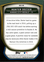 2015 Bowman Chrome Scouts Update Hunter Dozier #BSU-HD