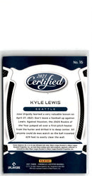 2021 Panini Chronicles Certified Kyle Lewis