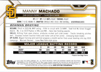 2021 Bowman Manny Machado #52
