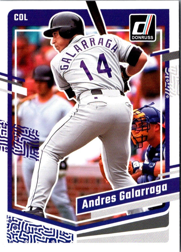 2023 Donruss Holo Blue Andres Galarraga #228