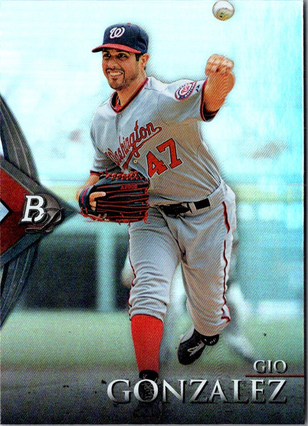 2014 Bowman Platinum Gio Gonzalez #52