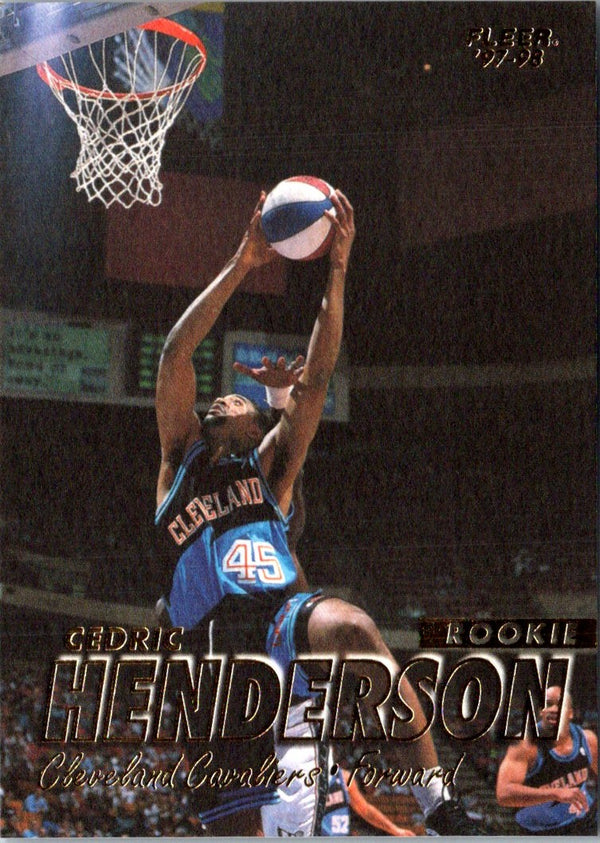 1997 Fleer Traditions Crystal Cedric Henderson #314