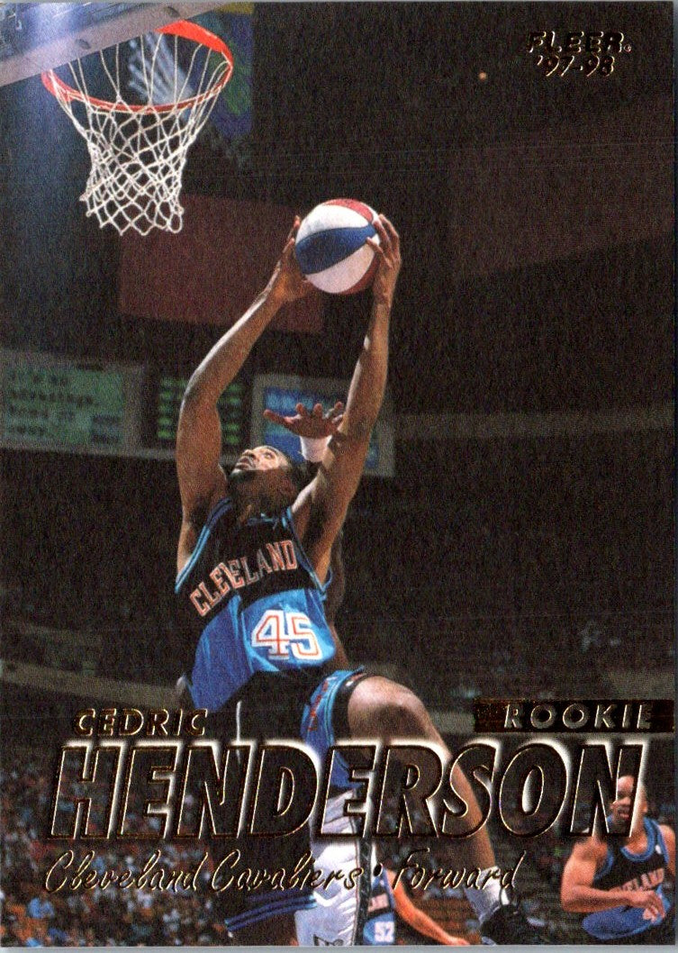 1997 Fleer Traditions Crystal Cedric Henderson