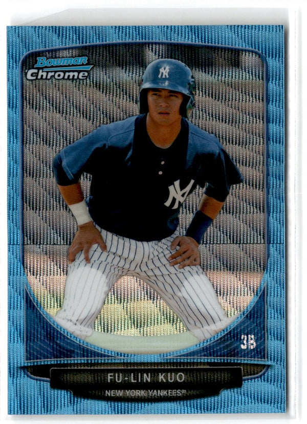 2013 Bowman Chrome Prospects Blue Wave Fu-Lin Kuo #BCP85