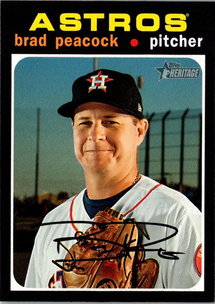 2020 Topps Heritage Brad Peacock