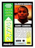 1991 Pinnacle Barry Sanders #366