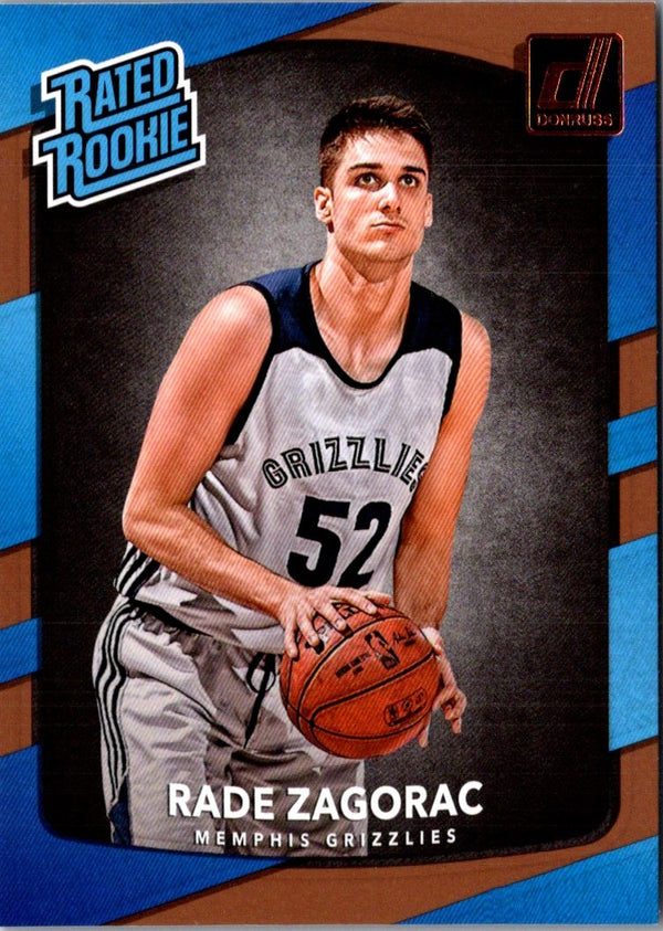 2017 Donruss Rade Zagorac #155 Rookie