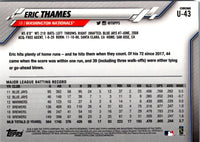 2020 Topps Chrome Update Eric Thames #U-43