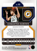 2021 Panini Prizm Blue Domantas Sabonis #183