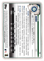 2020 Bowman Justin Dunn #15 Rookie