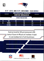 2006 Leaf Rookies & Stars Deion Branch #63
