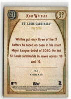 2021 Panini Select Kodi Whitley #21 Rookie