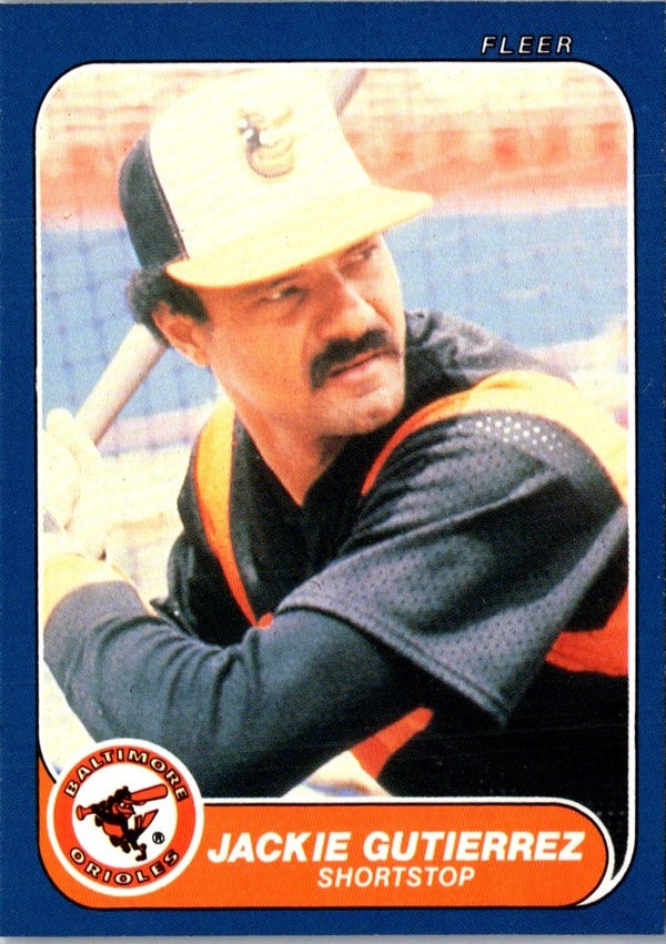 1986 Fleer Update Jackie Gutierrez #U-47