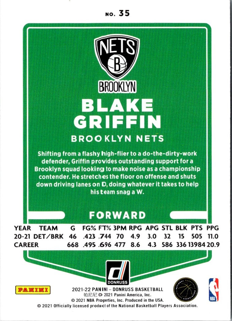 2021 Donruss Blake Griffin