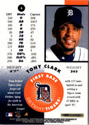 1998 Pinnacle Certified Mirror Blue Test Issue Jose Cruz Jr.