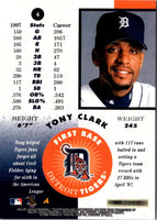 1998 Pinnacle Certified Mirror Blue Test Issue Jose Cruz Jr. #4