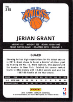 2015 Panini Complete Jerian Grant #315 Rookie