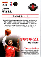 2020 Panini Chronicles John Wall #16