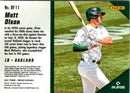 2021 Panini Mosaic Big Fly Green Matt Olson