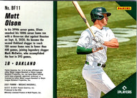 2021 Panini Mosaic Big Fly Green Matt Olson #BF11