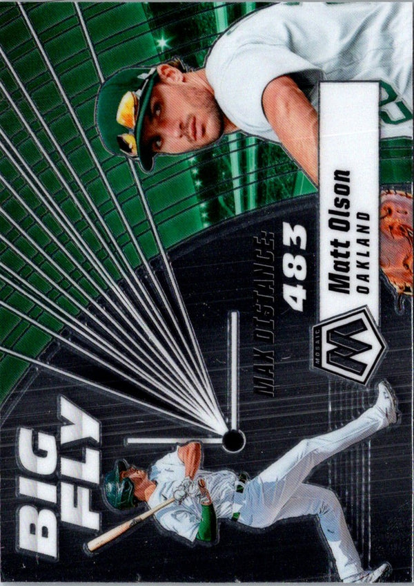 2021 Panini Mosaic Big Fly Green Matt Olson #BF11