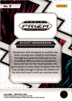 2023 Panini Prizm Draft Picks Fearless Scoot Henderson #3