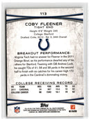 2012 Bowman Rookies Coby Fleener