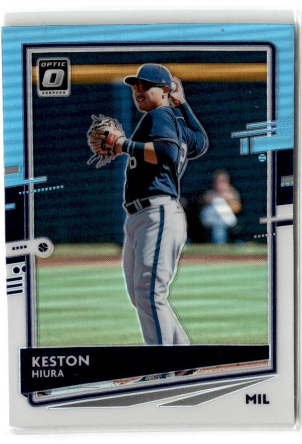 2020 Donruss Optic Carolina Blue and White Keston Hiura #179