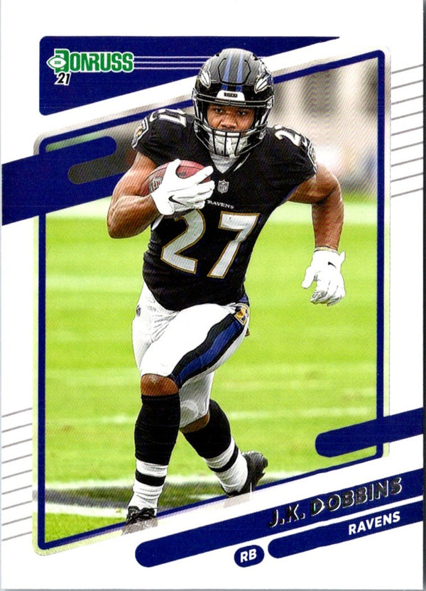 2021 Donruss Press Proof Blue J.K. Dobbins #210