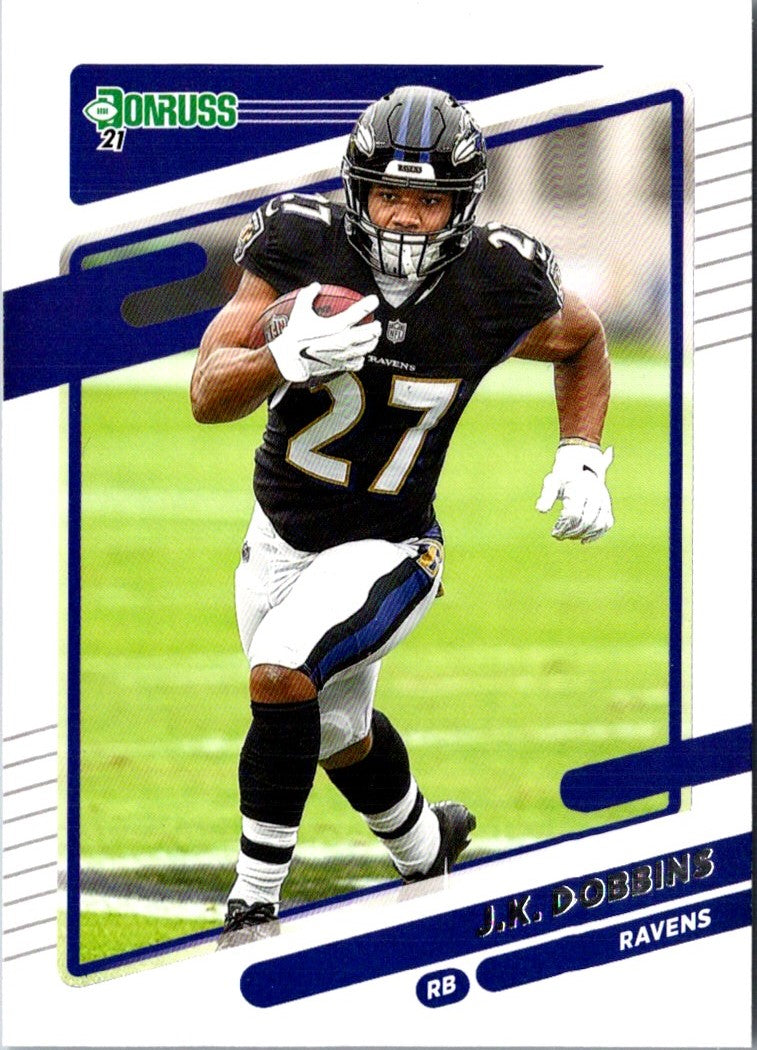 2021 Donruss Press Proof Blue J.K. Dobbins