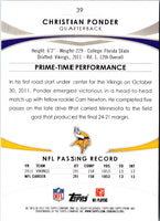 2012 Topps Prime Christian Ponder #39