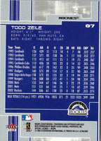 2003 Ultra Todd Zeile #87