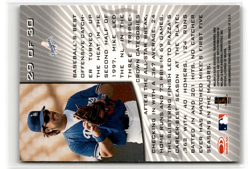 1998 Donruss Dominators Mike Piazza