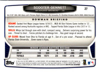 2013 Bowman Draft Picks & Prospects Chrome Scooter Gennett #27 Rookie