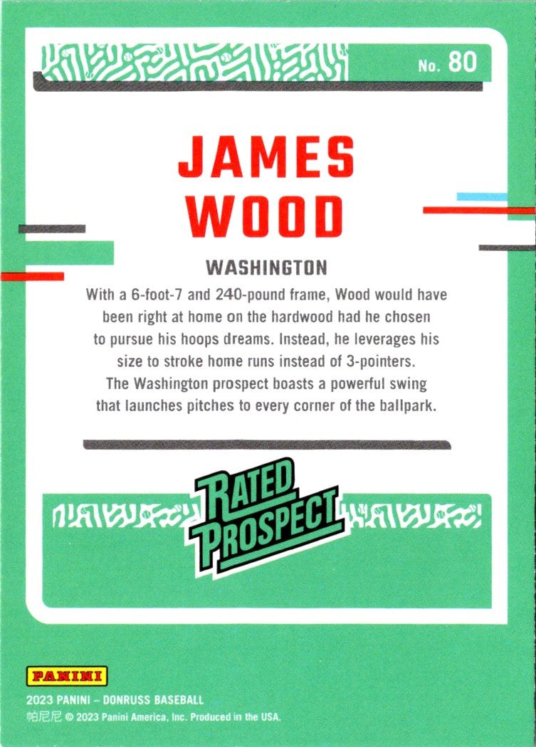 2023 Donruss James Wood