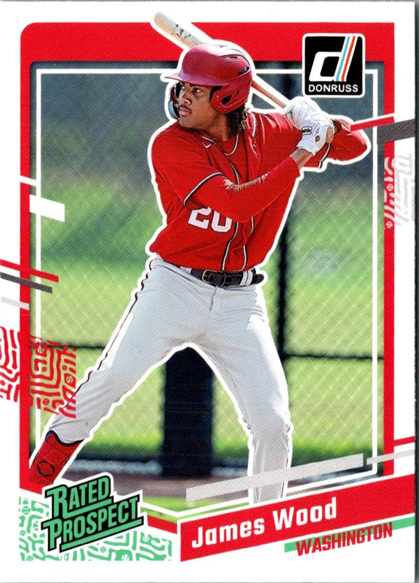 2023 Donruss James Wood #80